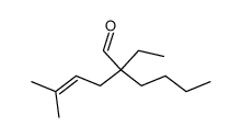 2-butyl-2-ethyl-5-methyl-hex-4-enal