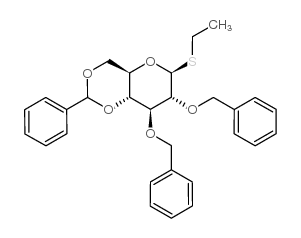 乙基 2,3-O-二苄基-4,6-O-亚苄基-1-BETA-D-硫代吡喃葡萄糖苷