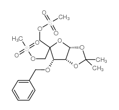 3-氧-苄基-4-碳-(甲磺酰基氧甲基)-5-氧-甲磺酰基-1,2-氧-异亚丙基-Α-D-呋喃核糖