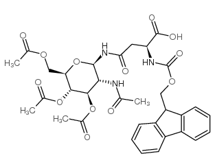 N-(9-芴甲氧羰基)-N'-(2-乙酰氨基-2-脱氧-3,4,6-三-O-乙酰基-beta-D-吡喃葡萄糖基)-L-天冬酰胺 
