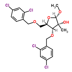 1-O-甲基-3,5-二-O-(2,4-二氯苯甲基)-2-甲基-alpha-D-呋喃核糖苷