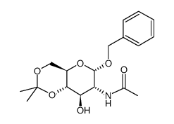 苄基-2-乙酰氨基-2-脱氧-4,6-O-异丙叉-alpha-D-葡萄糖苷