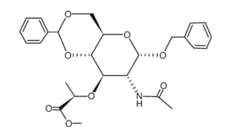 苄基-2-乙酰氨基-2-脱氧-4,6-O-苄叉-alpha-D-胞壁酸甲酯