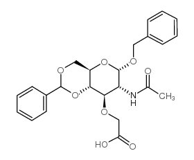 苄基-2-乙酰氨基-2-脱氧-4,6-O-苄叉-3-O-羧甲基-alpha-D-葡萄糖苷