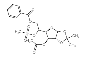 3-O-乙酰基-6-O-苯甲酰基5-O-甲磺酰基-1,2-O-异丙叉-alpha-呋喃葡萄糖