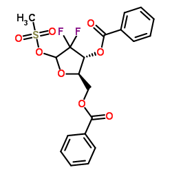2-脱氧-2,2-二氟-D-呋喃核糖基-3,5-二甲苯酰基-1-甲磺酸酯(β型)