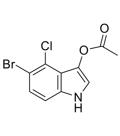 N-乙酰基-5-溴-4-氯-3-羟基吲哚