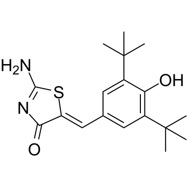 (5Z)-2-氨基-5-[(4-羟基-3,5-二叔丁基苯基)亚甲基]-1,3-噻唑-4-酮