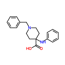 1-苄基-4-(苯胺基)哌啶-4-羧酸