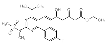 (5S)-7-[4-(4-氟苯基)-6-异丙基-2-（N-甲基-N-甲磺酰基）嘧啶-5-yl]-5-羟基-3-氧代-6（E）-庚酸乙酯