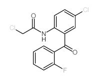 2-氯乙酰氨基-5-氯-2'-氟二苯甲酮
