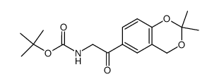 N-(2-(2,2-二甲基-4H-1,3-苯并二恶英-6-基)-2-氧代乙基)氨基甲酸叔丁酯