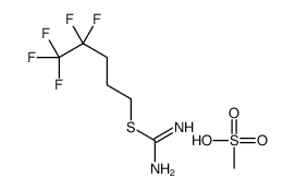 4,4,5,5,5-Pentafluoropentyl carbamimidothioate methanesulfonate ( 1:1)