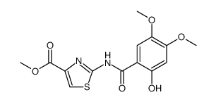 2-[(2-羟基-4,5-二甲氧基苯甲酰基)氨基]-4-噻唑羧酸甲酯