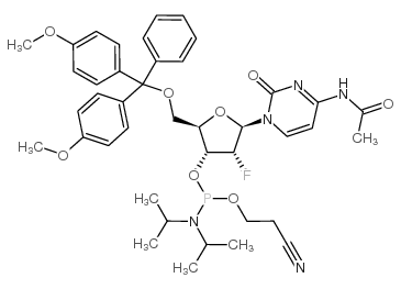 N-乙酰基-5'-O-(4,4-二甲氧基三苯甲基)-2'-脱氧-2'-氟胞苷-3'-(2-氰基乙基-N,N-二异丙基)亚磷酰胺