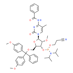 N-苯甲酰基-5'-O-[二(4-甲氧基苯基)苯基甲基]-2'-O-(2-甲氧基乙基)-胞苷 3'-[2-氰基乙基二异丙基氨基膦酸酯]
