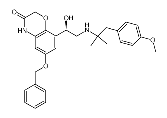 8-[(1R)-1-羟基-2-[[2-(4-甲氧基苯基)-1,1-二甲基乙基]氨基]乙基]-6-(苄氧基)-2H-1,4-苯并恶嗪-3(4H)-酮