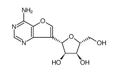 D-Ribitol, 1-C-(4-aminofuro[3,2-d]pyrimidin-7-yl)-1,4-anhydro-, (1S)
