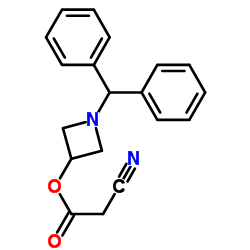 1-二苯甲基-3-氮杂环丁氰乙酸酯