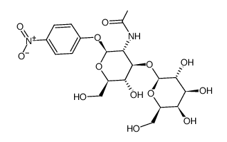 对硝酚基-2-乙酰氨基-3-O-( -beta-D-半乳糖基)-2-脱氧-beta-D-吡喃葡萄糖苷