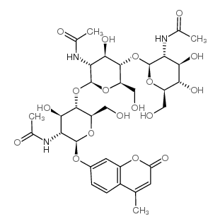 4-甲基伞形酮-beta-D-N,N',N''-三乙酰壳三糖糖苷