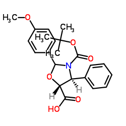 (4S,5R)-2-(4-甲氧基苯基)-4-苯基-3,5-恶唑烷二羧酸 3-叔丁酯