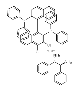 二氯[(S)-(-)-2,2′-双(二苯基膦)-1,1′-联萘基][(1S,2S)-(-)-1,2-二苯基乙二胺]钌(II)