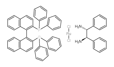 二氯[(R)-(+)-2,2′-二(二苯基膦)-1,1′-联萘基][(1R,2R)-(+)-1,2-二苯基乙二胺)钌(II)
