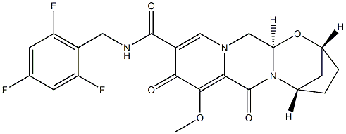 (2R,5S,13AR)-8-甲氧基-7,9-二氧代-N-(2, 4, 6-三氟苄基)-2,3,4,5,7,9,13,13A-八氢-2,5-甲桥吡啶并[1',2':4,5]吡嗪并[2,1-B][1,3] 氧氮杂环庚烷-10-甲酰胺