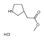 (R)-吡咯烷3-乙酸甲酯盐酸盐	