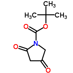 1-BOC-吡咯烷-2,4-二酮	