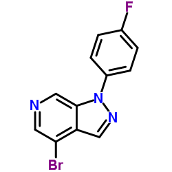 4-溴-1-(4-氟苯基)-1H-吡唑并[3,4-c]吡啶	