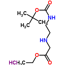 N-(Boc-氨基乙基)甘氨酸乙酯盐酸盐	